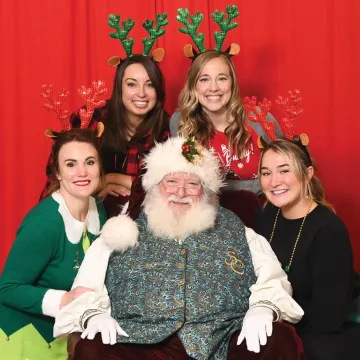 Spare Key Team Members with Santa Claus